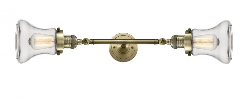 Bellmont - 2 Light - 6 inch - Antique Brass - Bath Vanity Light