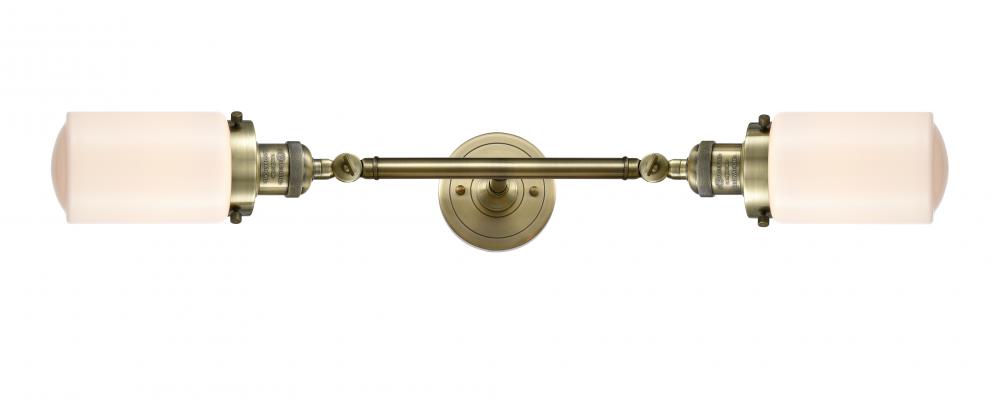 Dover - 2 Light - 5 inch - Antique Brass - Bath Vanity Light