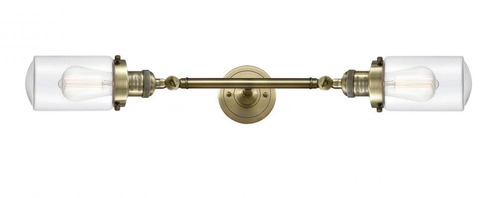 Dover - 2 Light - 5 inch - Antique Brass - Bath Vanity Light