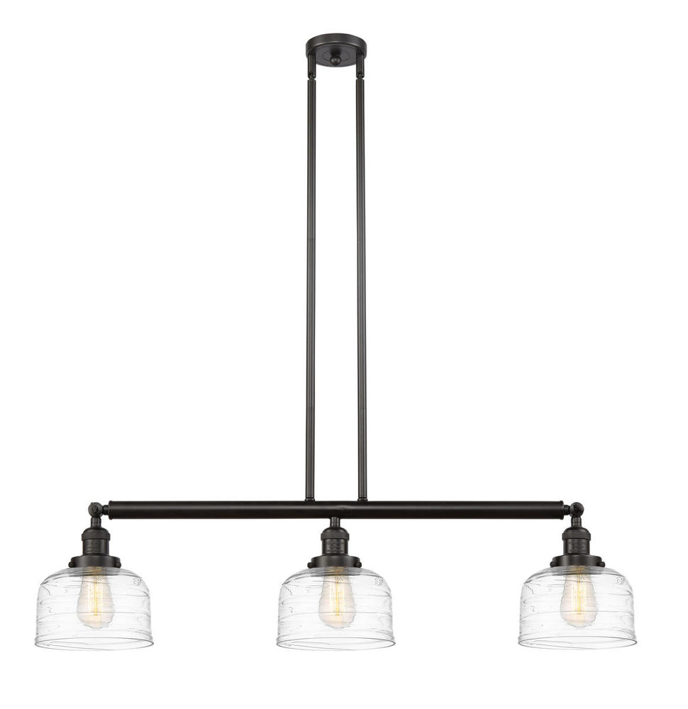 Bell - 3 Light - 41 inch - Oil Rubbed Bronze - Stem Hung - Island Light