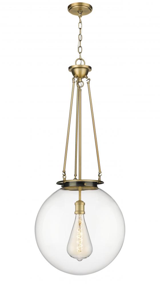 Beacon - 1 Light - 18 inch - Brushed Brass - Chain Hung - Pendant