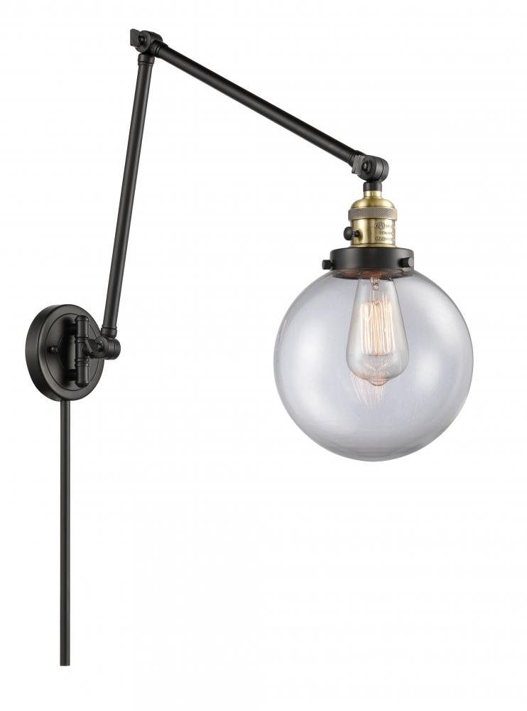 Beacon - 1 Light - 8 inch - Black Antique Brass - Swing Arm