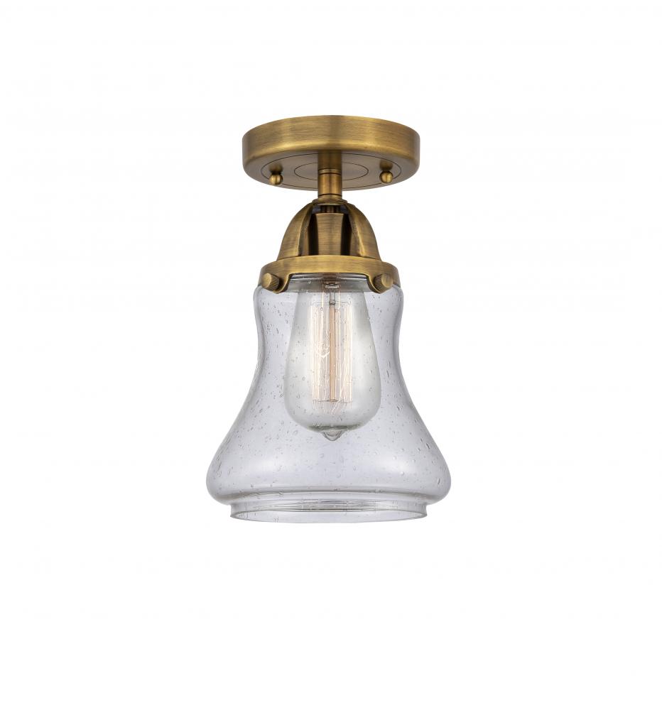 Bellmont - 1 Light - 6 inch - Brushed Brass - Semi-Flush Mount