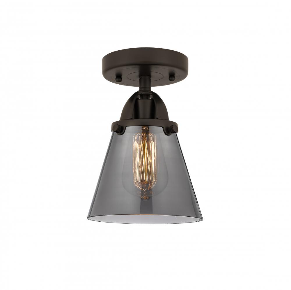 Cone - 1 Light - 6 inch - Oil Rubbed Bronze - Semi-Flush Mount