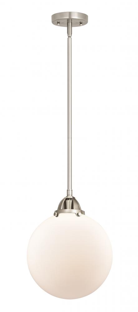 Beacon - 1 Light - 10 inch - Brushed Satin Nickel - Cord hung - Mini Pendant