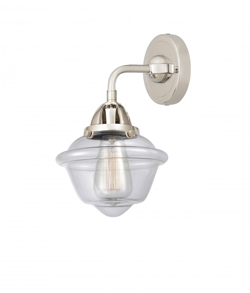 Oxford - 1 Light - 8 inch - Polished Nickel - Sconce