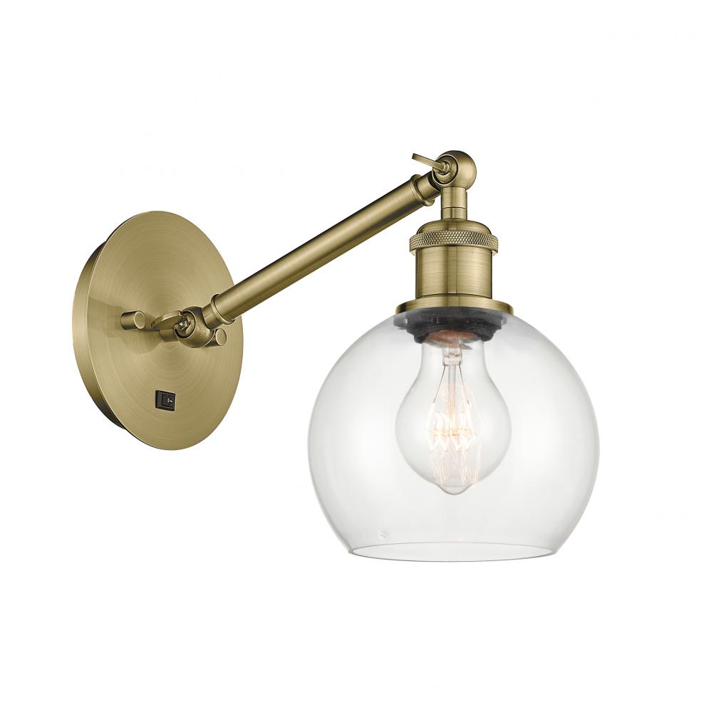 Athens - 1 Light - 6 inch - Antique Brass - Sconce