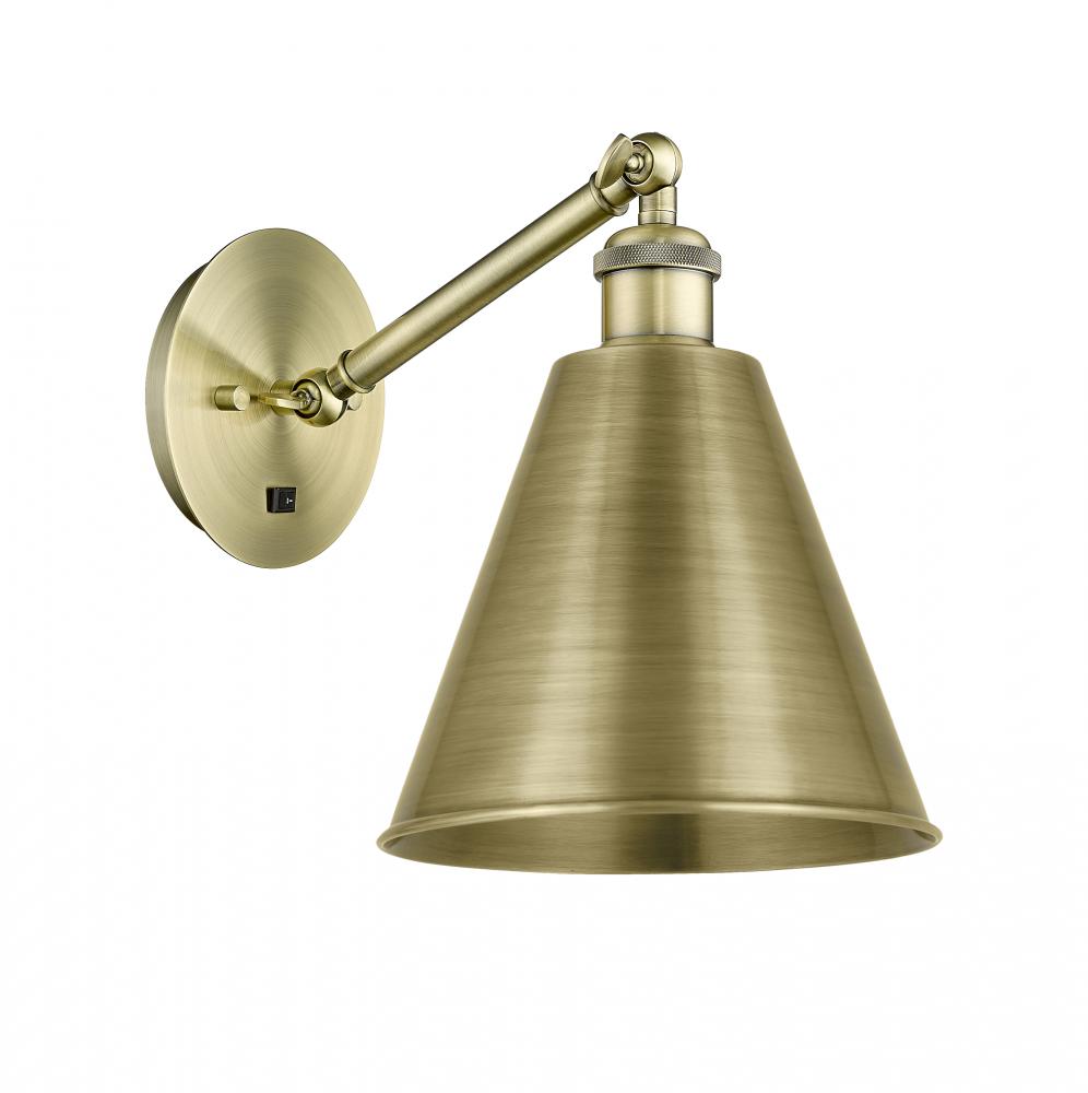 Berkshire - 1 Light - 8 inch - Antique Brass - Sconce
