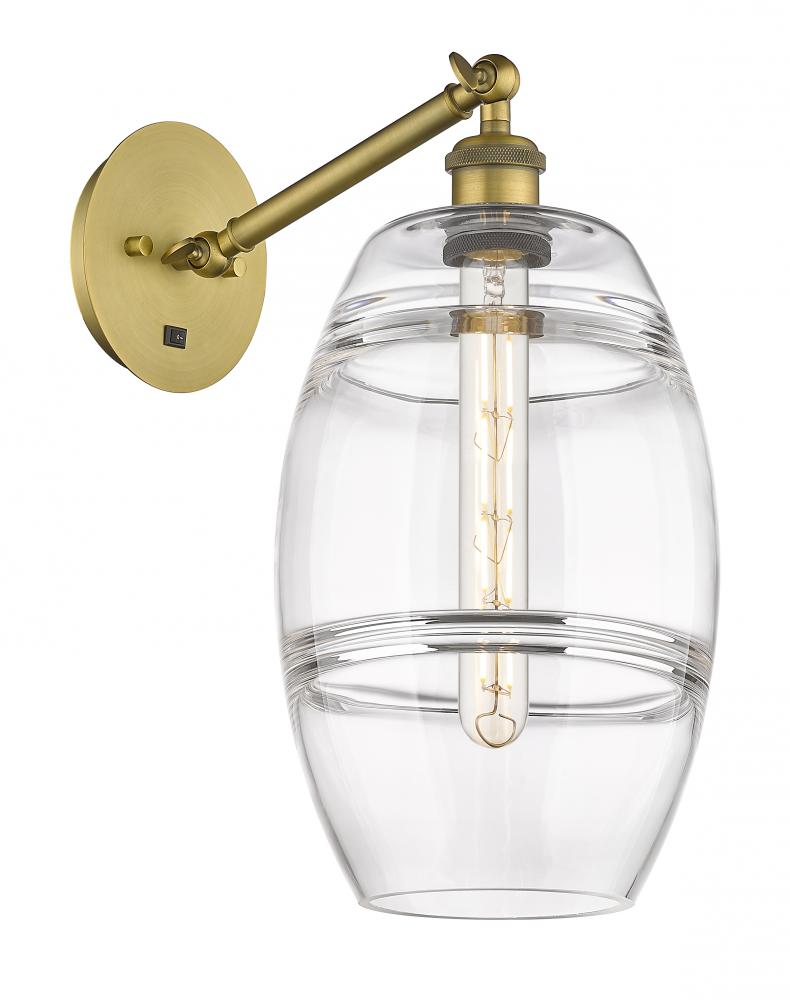 Vaz - 1 Light - 8 inch - Brushed Brass - Sconce