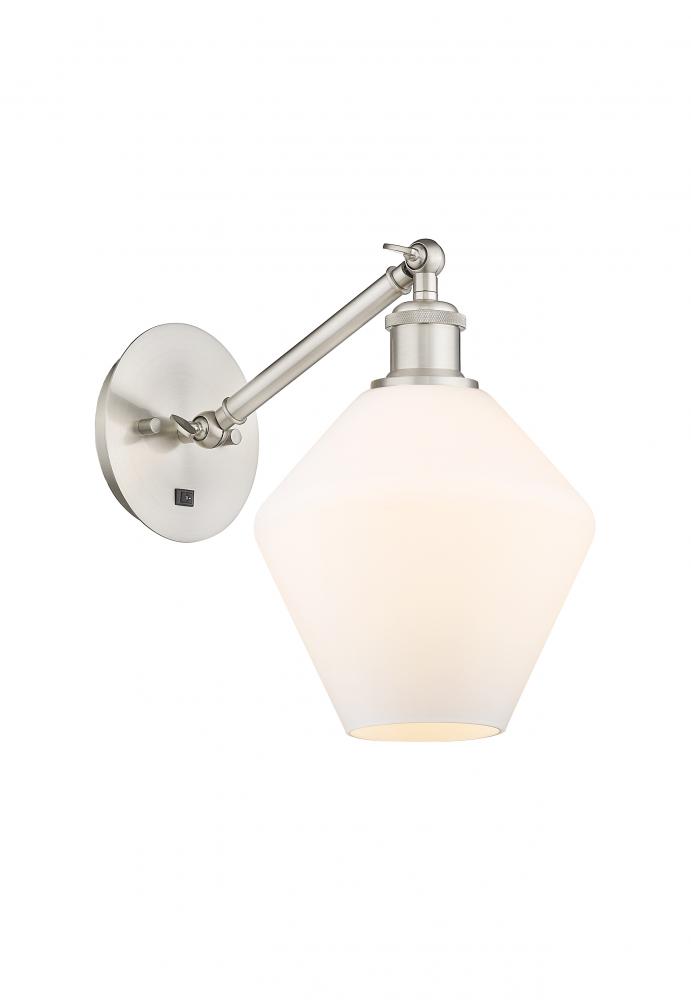 Cindyrella - 1 Light - 8 inch - Brushed Satin Nickel - Sconce