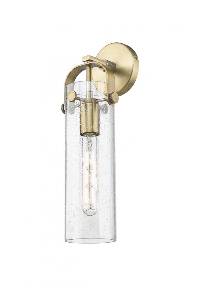 Pilaster - 1 Light - 5 inch - Brushed Brass - Sconce