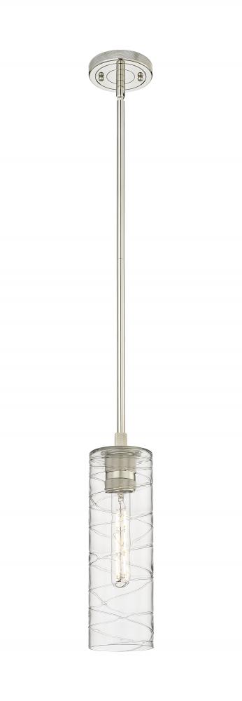 Crown Point - 1 Light - 5 inch - Polished Nickel - Pendant