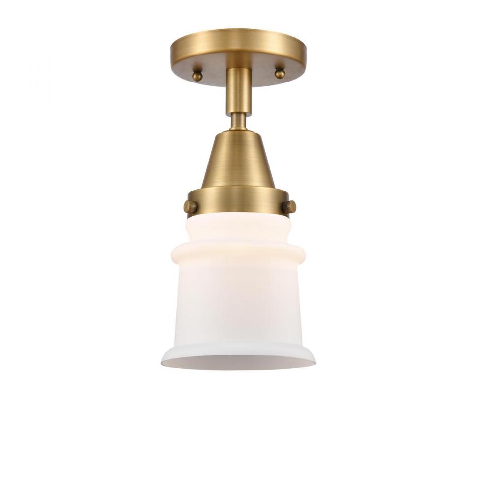 Canton - 1 Light - 6 inch - Brushed Brass - Flush Mount