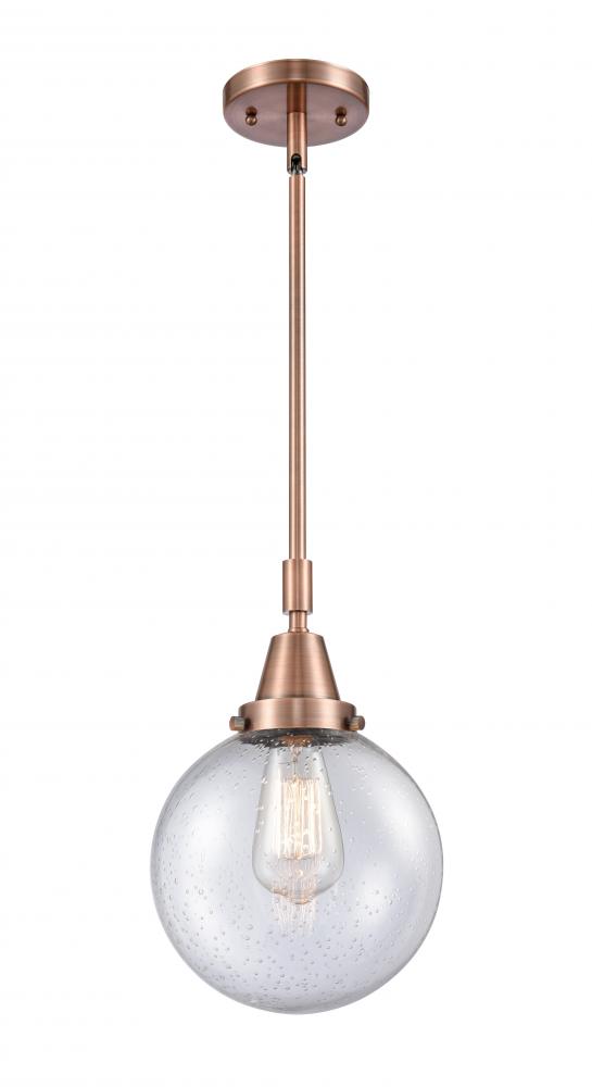 Beacon - 1 Light - 8 inch - Antique Copper - Mini Pendant