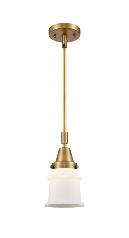 Canton - 1 Light - 7 inch - Brushed Brass - Mini Pendant