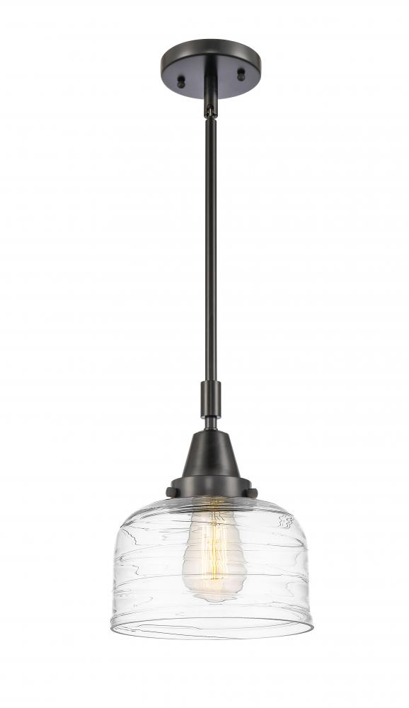 Bell - 1 Light - 8 inch - Matte Black - Mini Pendant