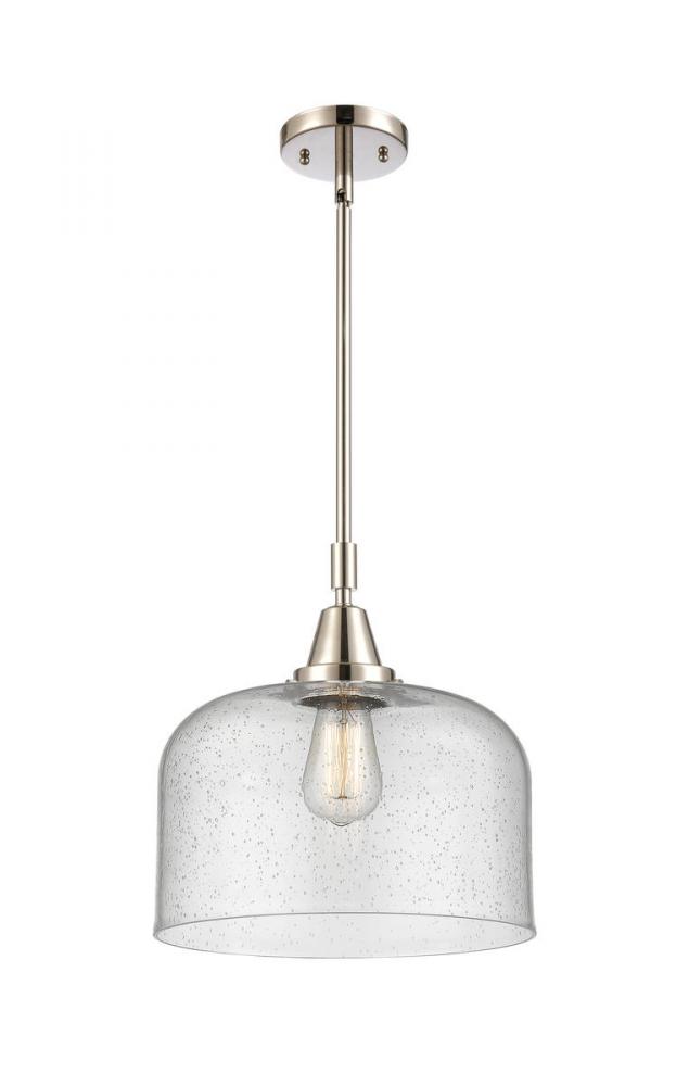 Bell - 1 Light - 12 inch - Polished Nickel - Mini Pendant