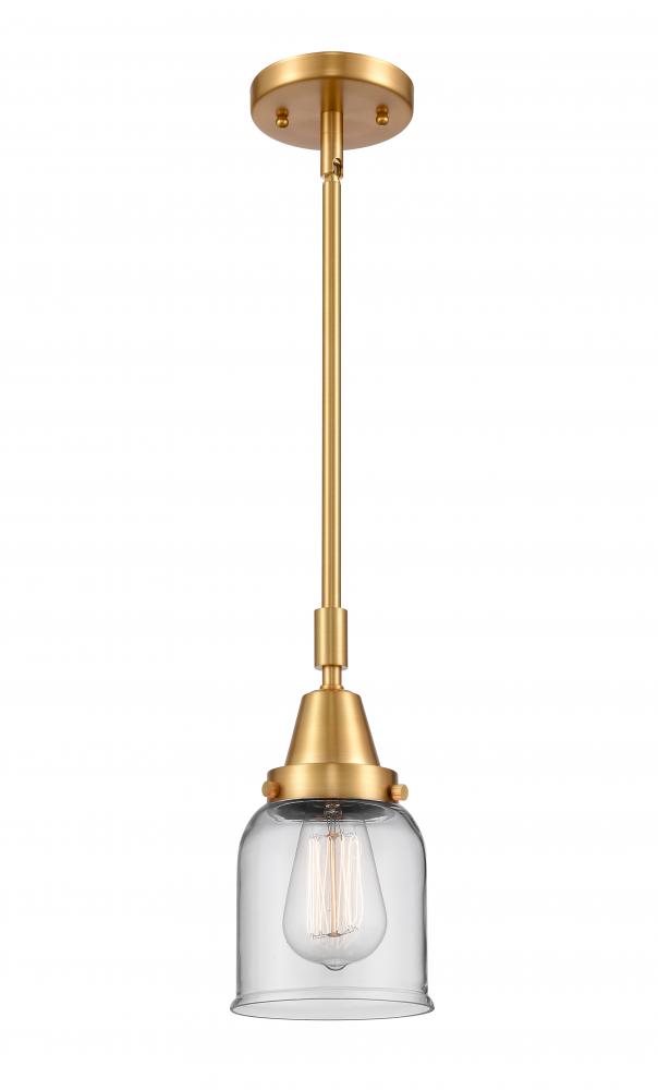 Bell - 1 Light - 5 inch - Satin Gold - Mini Pendant