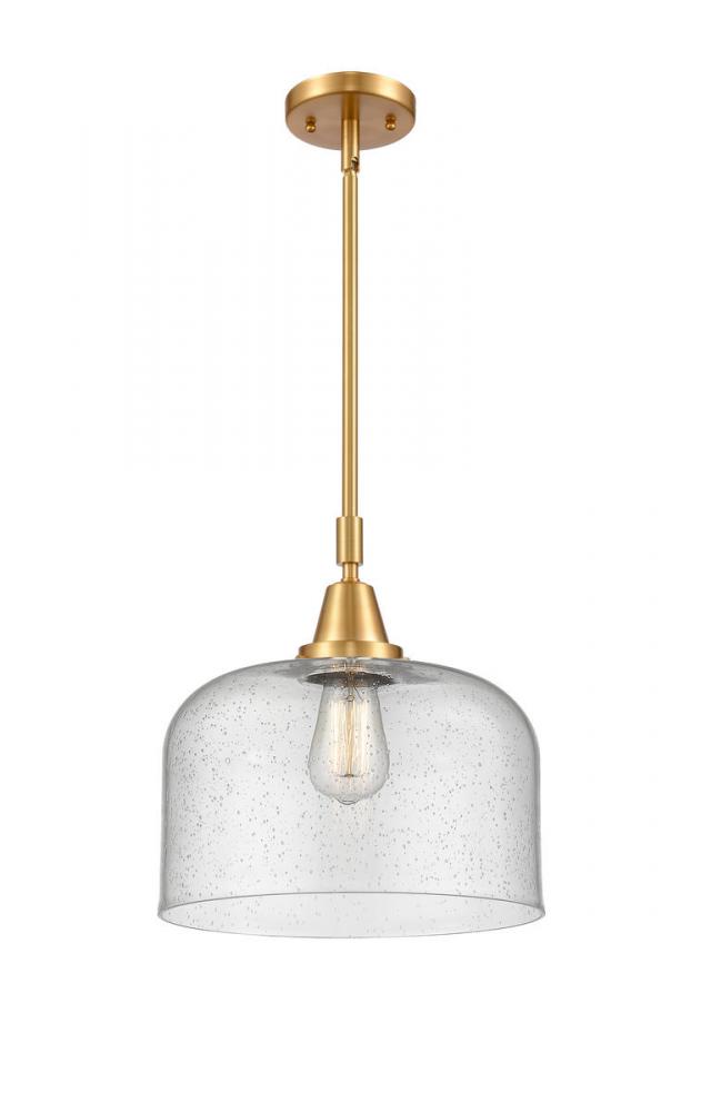 Bell - 1 Light - 12 inch - Satin Gold - Mini Pendant