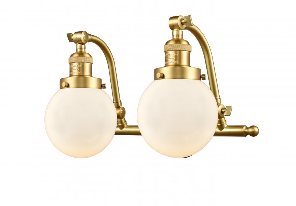 Beacon - 2 Light - 16 inch - Satin Gold - Bath Vanity Light