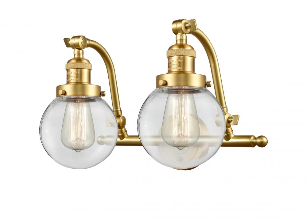 Beacon - 2 Light - 16 inch - Satin Gold - Bath Vanity Light