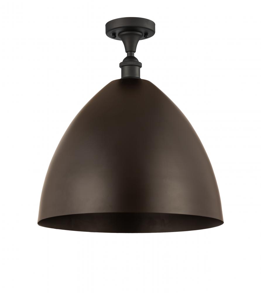 Bristol - 1 Light - 16 inch - Oil Rubbed Bronze - Semi-Flush Mount