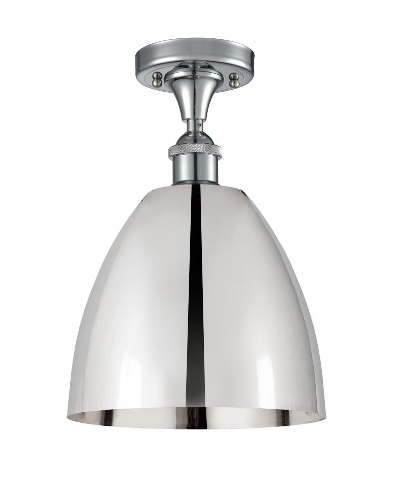 Bristol - 1 Light - 9 inch - Polished Chrome - Semi-Flush Mount