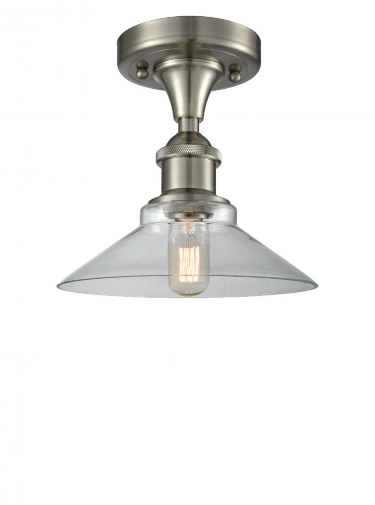 Orwell - 1 Light - 8 inch - Brushed Satin Nickel - Flush Mount