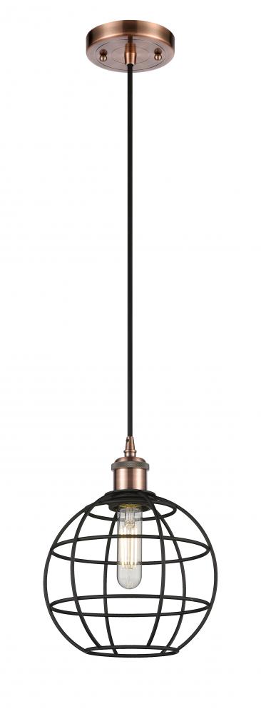 Lake Placid - 1 Light - 8 inch - Antique Copper - Multi Pendant