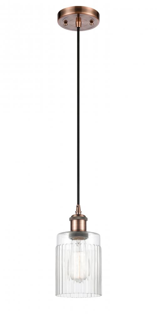 Hadley - 1 Light - 5 inch - Antique Copper - Cord hung - Mini Pendant
