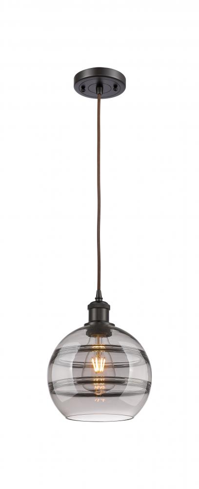 Rochester - 1 Light - 8 inch - Oil Rubbed Bronze - Cord hung - Mini Pendant