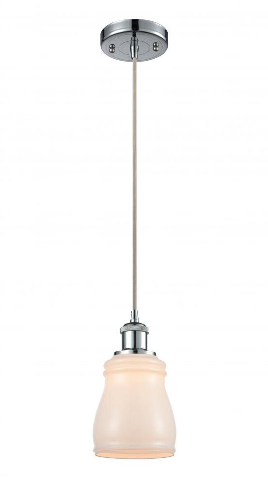 Ellery - 1 Light - 5 inch - Polished Chrome - Cord hung - Mini Pendant