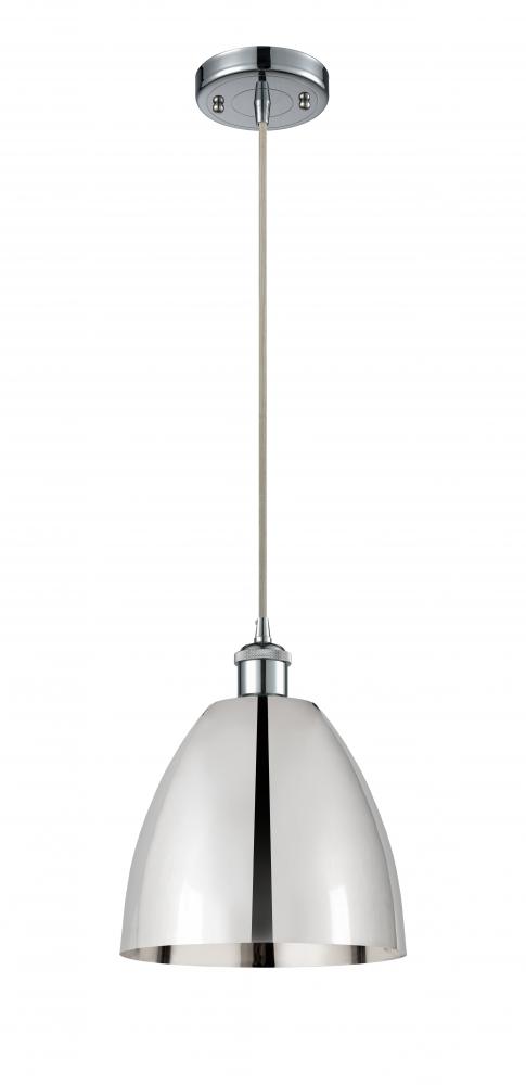 Bristol - 1 Light - 9 inch - Polished Chrome - Cord hung - Mini Pendant