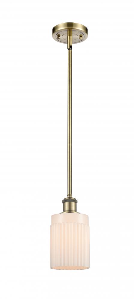 Hadley - 1 Light - 5 inch - Antique Brass - Mini Pendant