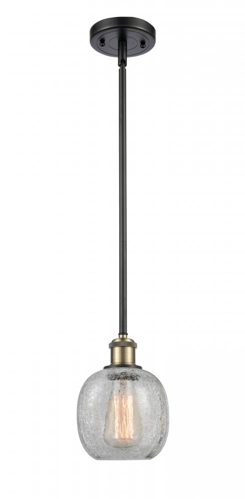 Belfast - 1 Light - 6 inch - Black Antique Brass - Mini Pendant