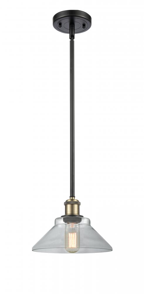 Orwell - 1 Light - 8 inch - Black Antique Brass - Mini Pendant
