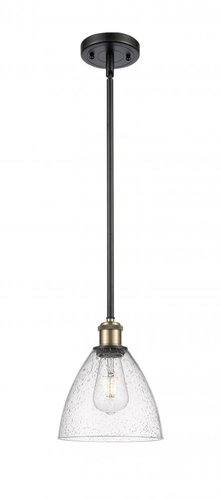 Bristol - 1 Light - 8 inch - Black Antique Brass - Mini Pendant