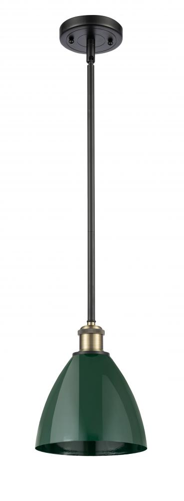 Plymouth - 1 Light - 8 inch - Black Antique Brass - Pendant