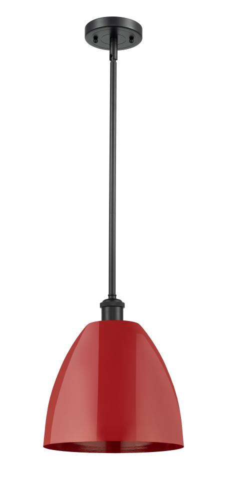 Plymouth - 1 Light - 9 inch - Matte Black - Pendant