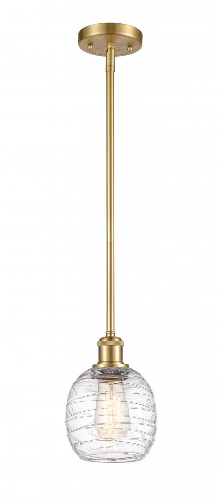 Belfast - 1 Light - 6 inch - Satin Gold - Mini Pendant