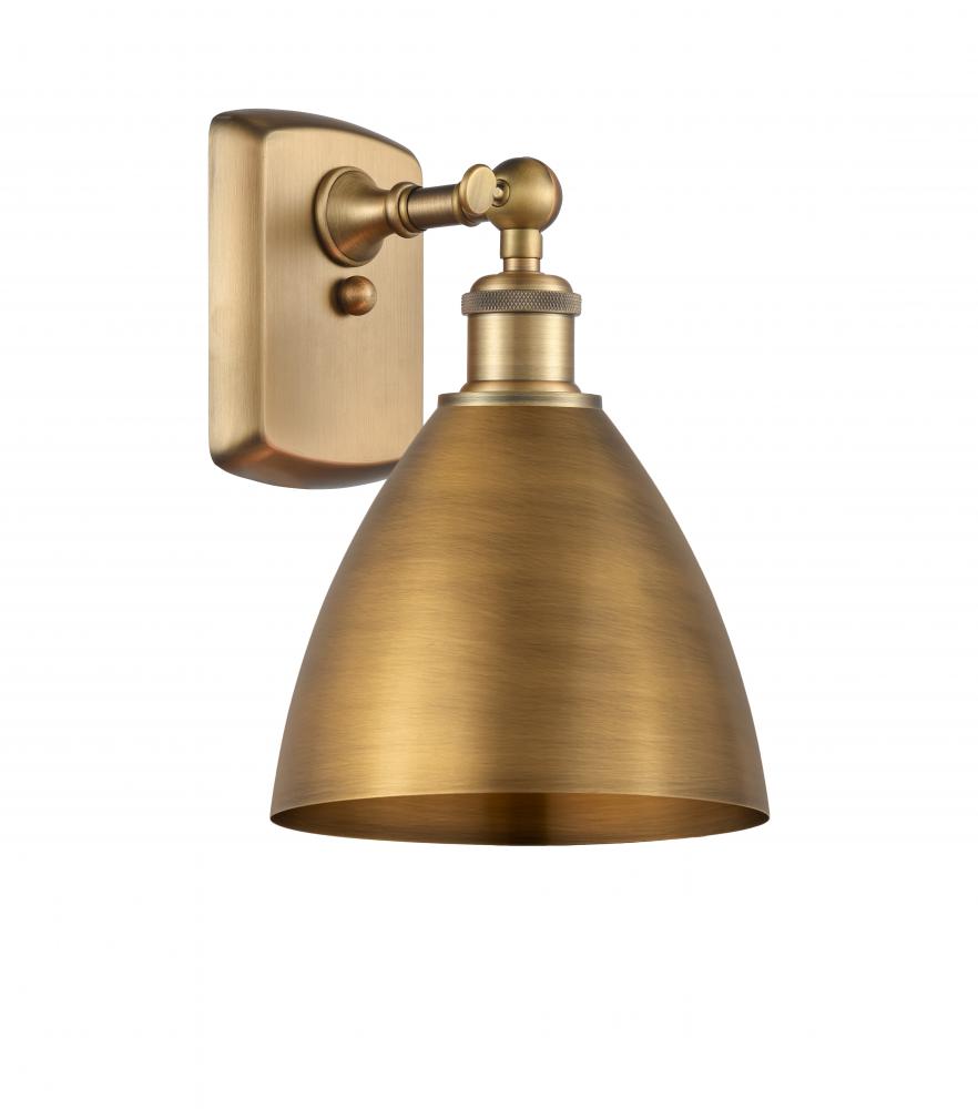 Bristol - 1 Light - 8 inch - Brushed Brass - Sconce