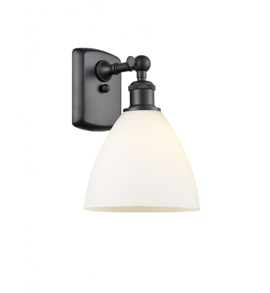 Bristol - 1 Light - 8 inch - Matte Black - Sconce