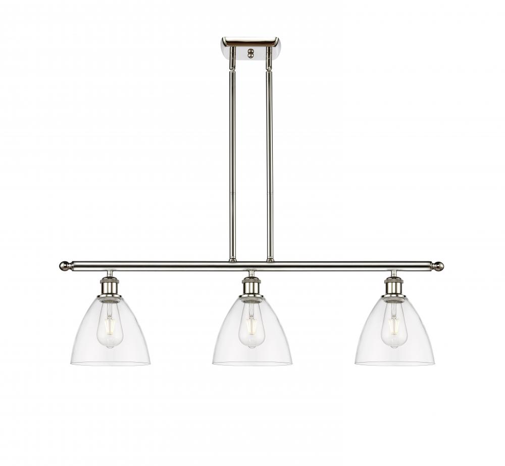 Bristol - 3 Light - 36 inch - Polished Nickel - Cord hung - Island Light