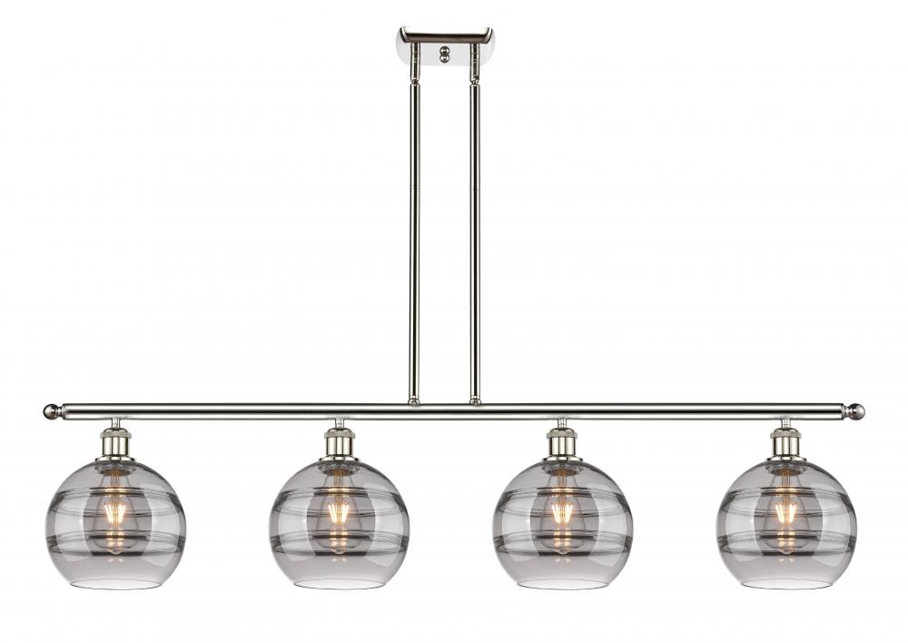 Rochester - 4 Light - 48 inch - Polished Nickel - Cord hung - Island Light