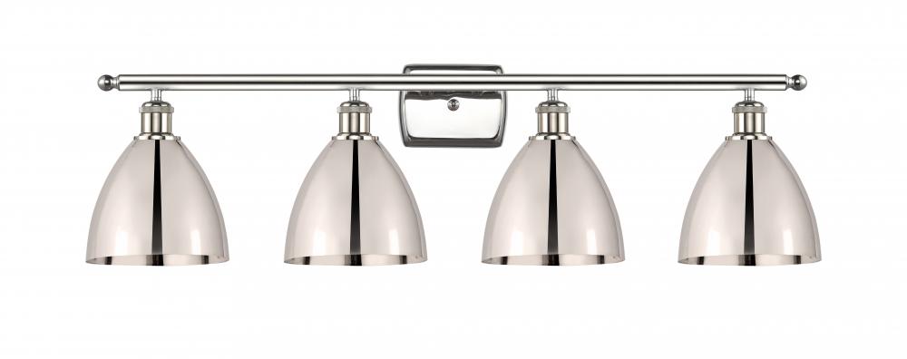 Bristol - 4 Light - 38 inch - Polished Nickel - Bath Vanity Light