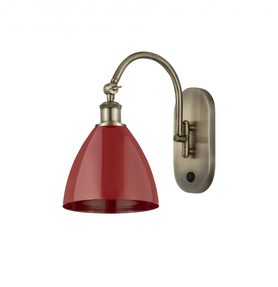 Plymouth - 1 Light - 8 inch - Antique Brass - Sconce