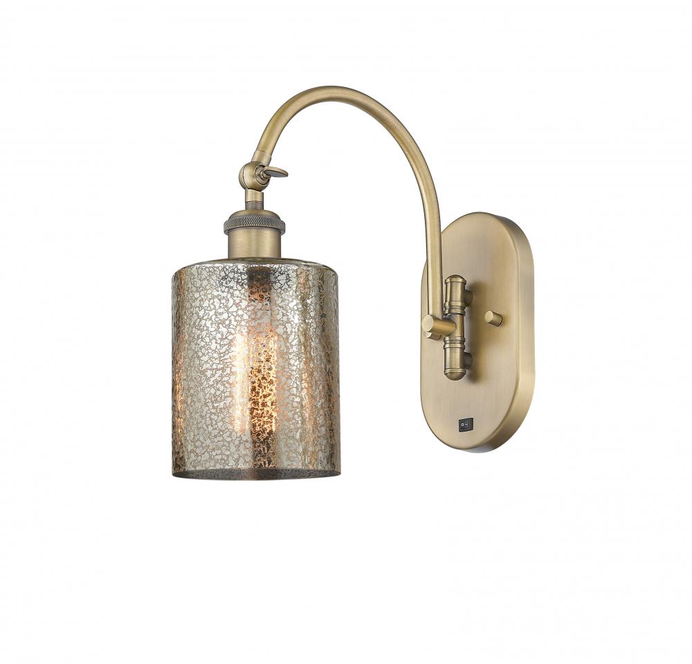 Cobbleskill - 1 Light - 5 inch - Brushed Brass - Sconce