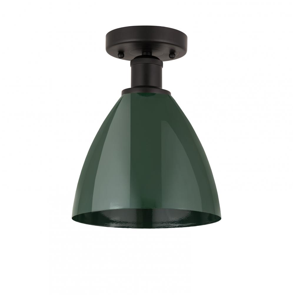 Plymouth - 1 Light - 8 inch - Oil Rubbed Bronze - Semi-Flush Mount