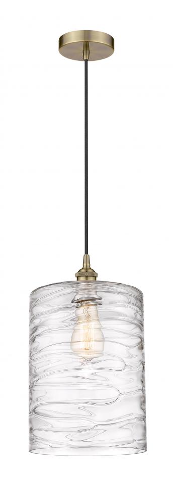 Cobbleskill - 1 Light - 9 inch - Antique Brass - Cord hung - Mini Pendant