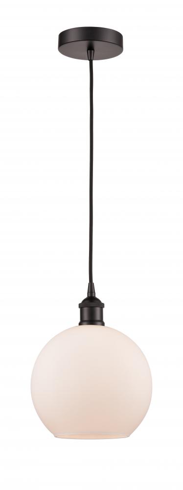 Athens - 1 Light - 8 inch - Oil Rubbed Bronze - Cord hung - Mini Pendant